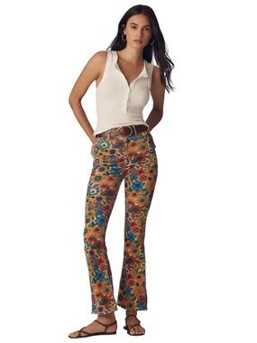 BNWT HIGH WAISTED WEEKENDER SKIMP TRACK AND FLOWER FIELDS